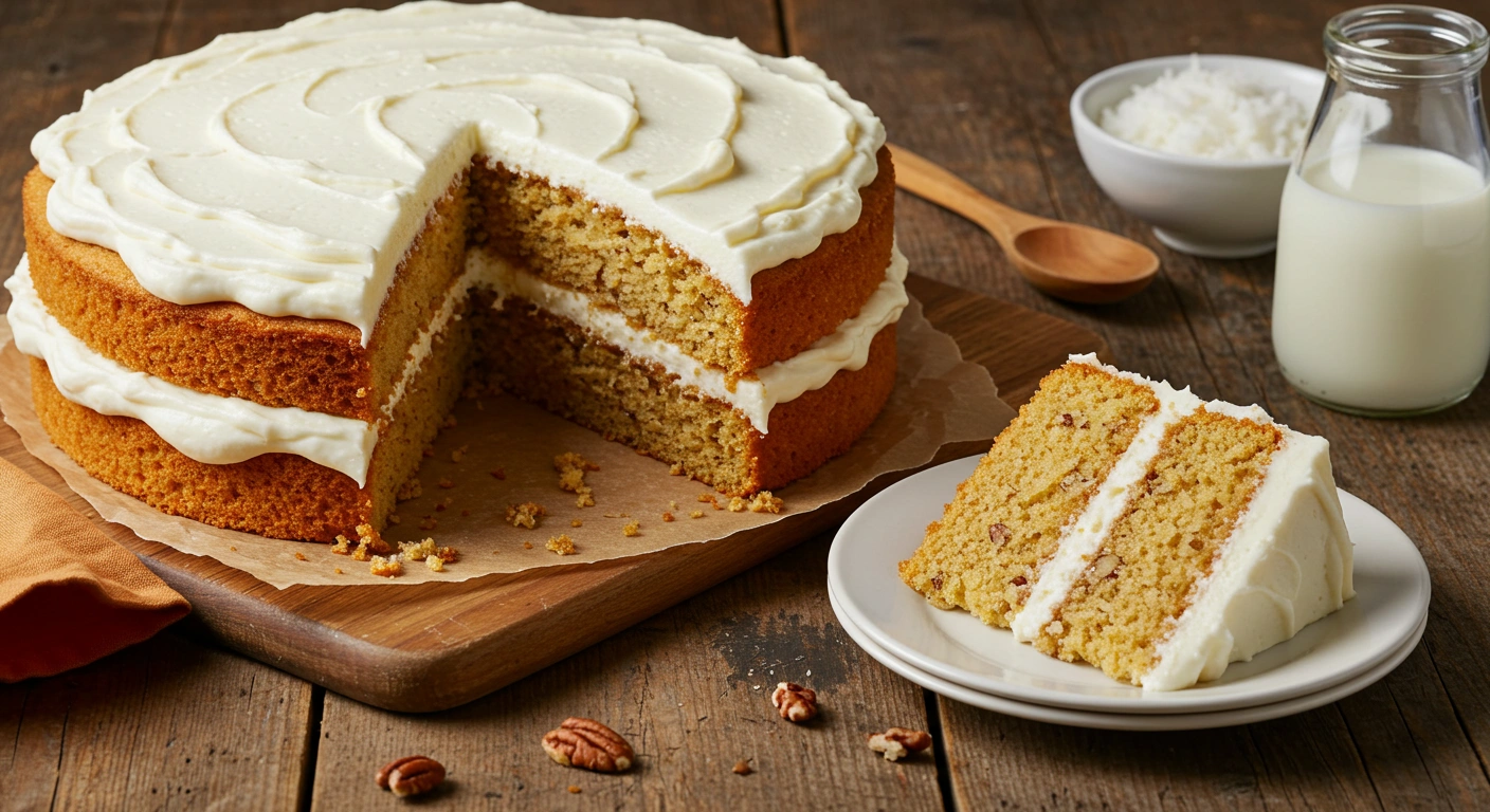 BEST RECIPE For Quick Italian Cream Cake - secondary view